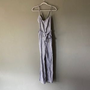 Striped jumpsuit